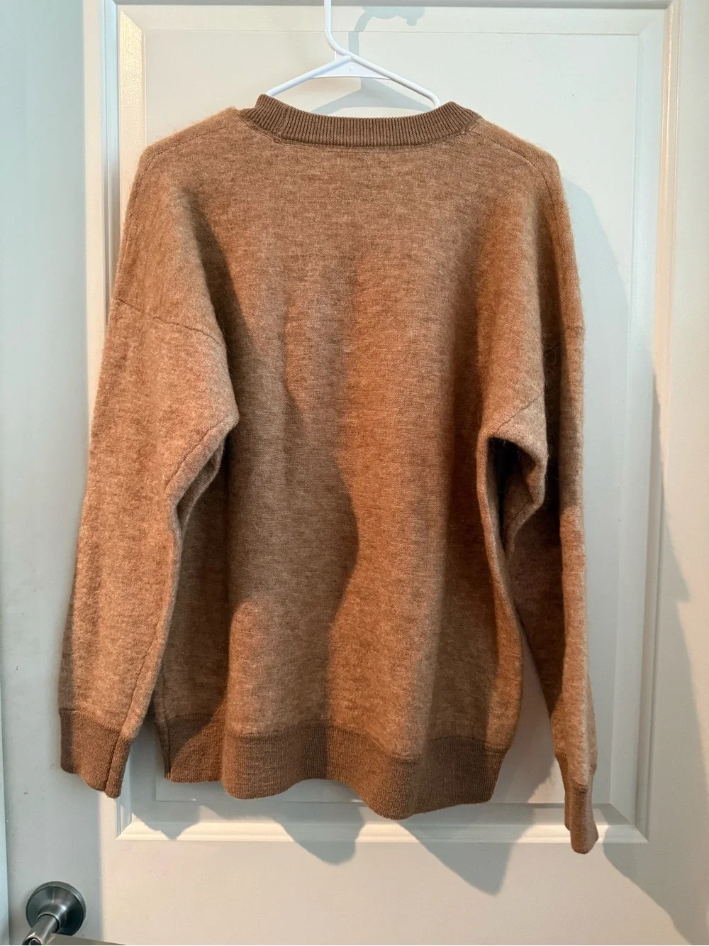J. Crew Women's Crewneck Sweater in Camel Brown